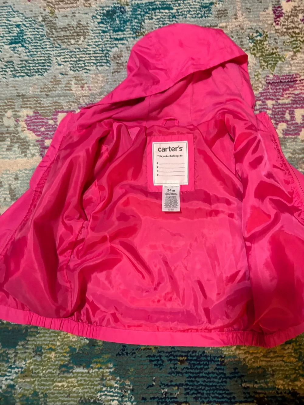 Carters Pink 24 Months Windbreaker